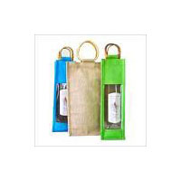 Jute Wine Bottle Bags